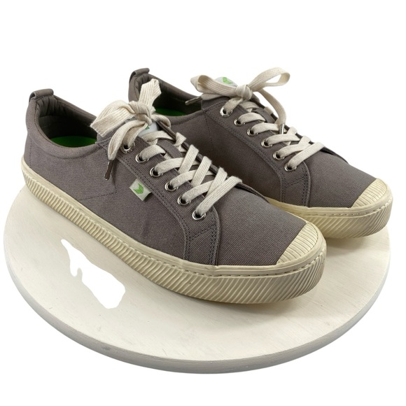 Cariuma Other - CARIUMA Men's Rio Brasil OCA Gray‎ Canvas Low Top Sneakers Shoes Size 10.5
